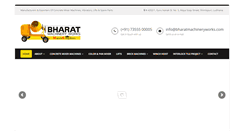Desktop Screenshot of bharatmachineryworks.com